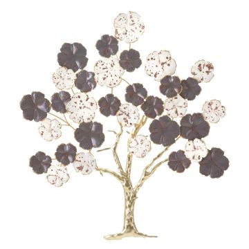 Sienas dekoratīvais panelis Albero Purpy, 73,7 × 80 × 5 cm
