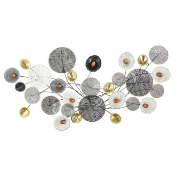 Sienas dekora panelis Grid, Daudzkrāsains, 135 × 69 × 7,5 cm