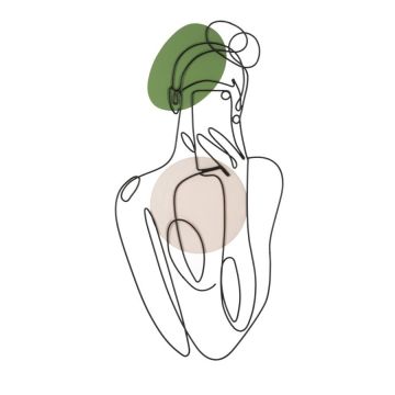 Sienas dekoratīvais panelis Lady Color, 40 × 80 × 1,3 cm