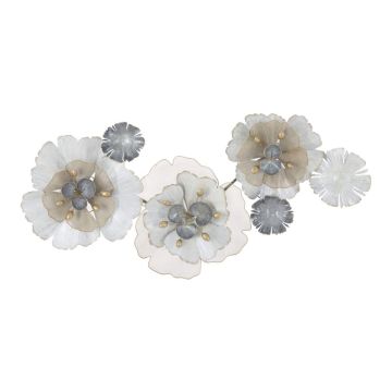 Sienas dekoratīvais panelis Flowery, 119 × 60 × 8 cm