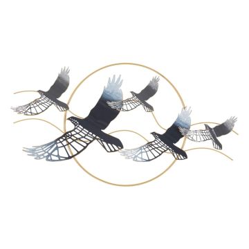 Sienas dekoru panelis Bird, 91 × 50 × 7 cm