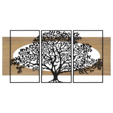 Sienas paneļu komplekts Tree, 3 gab, 176 × 2 × 90 cm