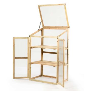 Greenhouse, portable with folding roof, 60 × 45 × 100 cm