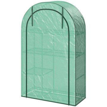 Теплица Outsunny 100x45x160см, зелёного цвета