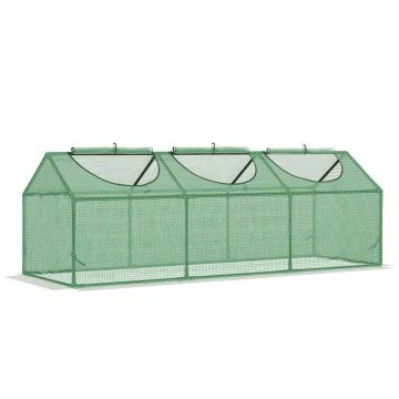 Теплица Outsunny 180x60x60 см, зеленого цвета.