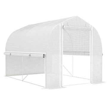 Теплица Outsunny 300x200x200см, белого цвета