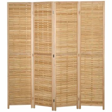 Ширма Homcom 160x1,8x170см, светло-коричневого цвета
