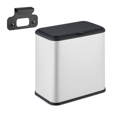 Atkritumu tvertne Relaxdays 10051110_49, 5 l, 25,5 × 25 × 15,5 cm