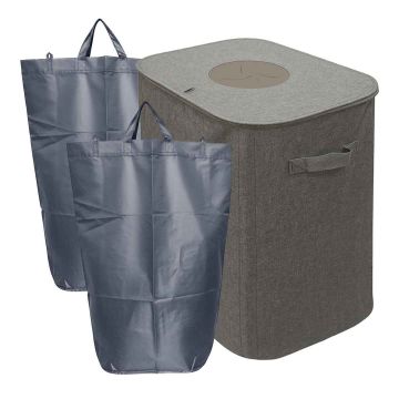 Atkritumu tvertne Relaxdays 10052040_111, 100 l, 70 × 43 × 33 cm