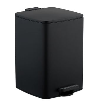 Virtuves atkritumu tvertne Relaxdays, 20 l, Melna, 28 × 40 × 34 cm