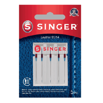 Šūšanas adatas Singer Leather Needle, 5 gab