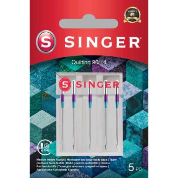 Šūšanas adatas Singer Quilting Needle, 5 gab., 90/14