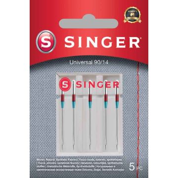 Šūšanas adatas Singer Universal Needle for Woven Fabrics 90/14, 5 gab