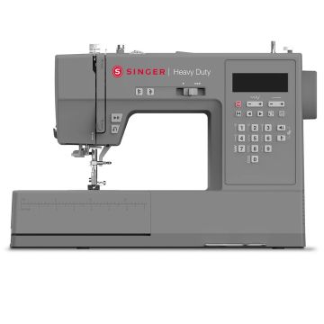 Šujmašīna Singer HD6705C Heavy Duty Sewing Machine, 200 dūrieni, 1 pogcaurums, Pelēka