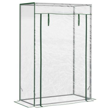 Прозрачная теплица Outsunny 100x50x150см, зелёного цвета
