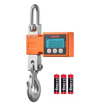 Digitālie celtņa svari VEVOR OCS-O, 500 kg, 135 × 260 × 65 mm