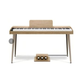 Digital piano, 88 keys, 3 pedals, 129 × 27 × 86 cm