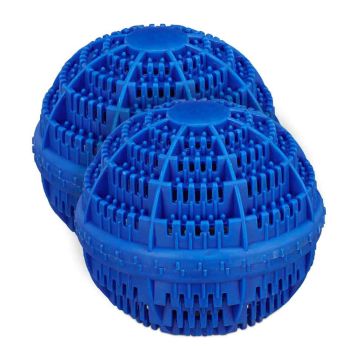 Veļas mazgāšanas bumbiņas Relaxdays, 2 gab, Ø 10,5 × 9,5 cm