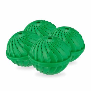 Veļas mazgāšanas bumbiņu komplekts Relaxdays 10045738.0, 4 gab, Ø 10,5 × 9 cm