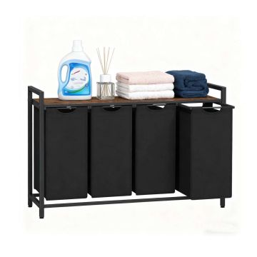 Veļas grozs Relaxdays 10052587_8208, 4 maisi, 116 × 72 × 33 cm