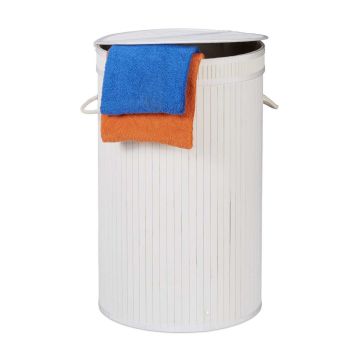 Veļas grozs Relaxdays 10024236_49, 65 l, Ø 40 × 63 cm