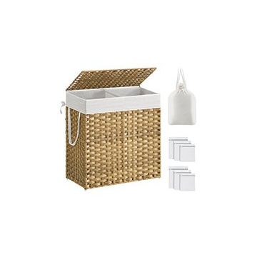 SONGMICS Laundry Basket, 40 × 60 × 30 cm