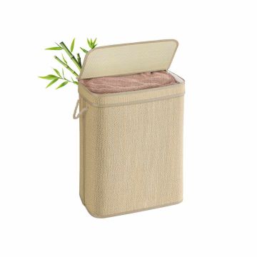 SONGMICS laundry basket, 90 l, 49 × 33 × 61 cm