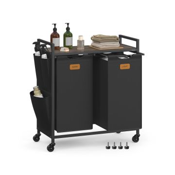 Laundry basket VASAGLE BLH202G01, 3 compartments, 68.6 × 81 × 33 cm
