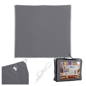 Saules nojume Relaxdays, ar 4 āķiem, 4 × 4 × 4 m