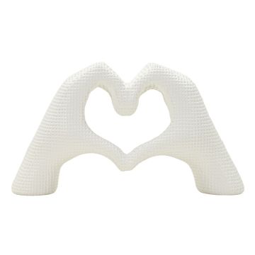 Skulptūra Lover, Balta, 25 × 13,5 × 7,5 cm