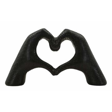 Skulptūra Lover, Melna, 25 × 13,5 × 7,5 cm