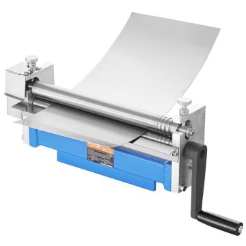 Прокатные вальцы VEVOR W01-1.0X320, 2 съёмных валка, Серая, 42 × 8 × 17 см