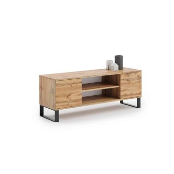 TV galdiņš Focus RTV 155x49x40 cm, dabīgā koka krāsā