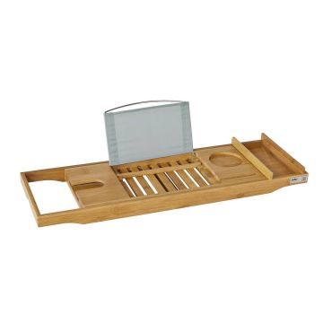 Полка для ванной 104x22x4см., светло-коричневого цвета