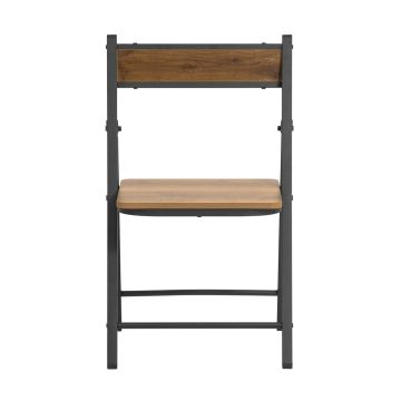 Saliekams krēsls 80x48x46cm., melnā/brūnā krāsā