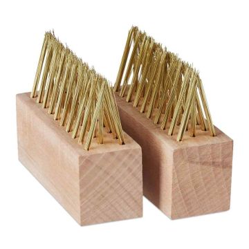 Dārzkopības suku komplekts Relaxdays 10025389.0, 2 gab, 10 × 7,5 × 3,5 cm