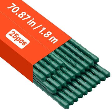 Dārza mietiņi VEVOR CSP11-1800-25, 25 gab, Ø11 × 1800 mm