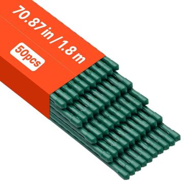 Dārza mietiņi VEVOR CSP11-1800-50, 50 gab, Ø 11 × 180 cm