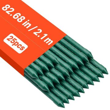 Dārza mietiņi VEVOR CSP11-2100-25, 25 gab, Ø11 × 2100 mm