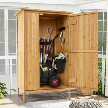 Garden shed, 3 shelves, 91 × 66 × 150 cm