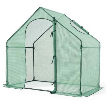 Garden greenhouse, foldable, Green, 180 × 168 × 100 cm