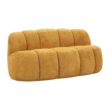 Sofa Ball, 2-vietīga, Dzeltena, 145 × 69 × 80 cm