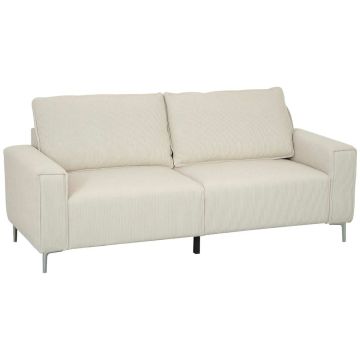 Диван Homcom 193x77x80см, кремового цвета
