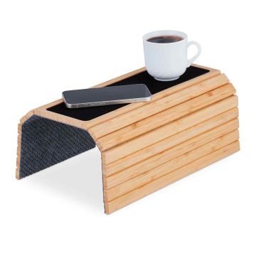 Dīvāna paplāte Relaxdays Couch Butler, 42 × 1 × 34 cm