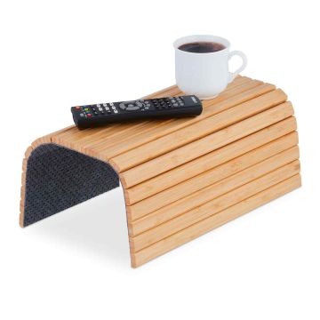 Dīvāna roku balsta paplāte Relaxdays 10046322.0, 42 × 1 × 34 cm