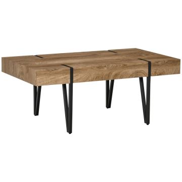 Приставной журнальный столик, Дубовый, 105 × 42 × 60 см