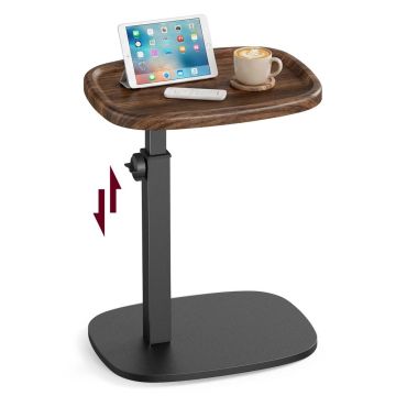 Side table VASAGLE LET363M101, C-shaped, adjustable height, 30 × 69 × 40 cm