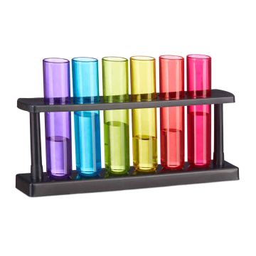 Šotu glāzītes Relaxdays 10023886.0, 6 gab., 40 ml, 12 × 2,5 cm