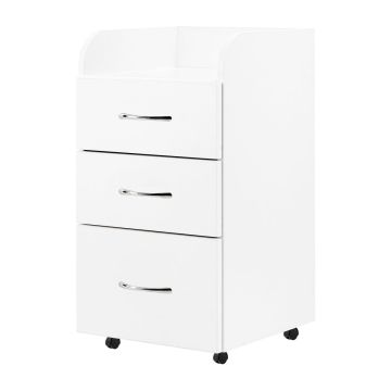 Тумба для салона красоты „ActiveShop“, 3 ящика, Белая