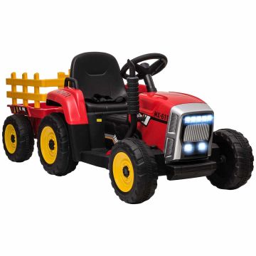 Bērnu elektriskais traktors Homcom 136,5x50x52,5cm, dažādās krāsās